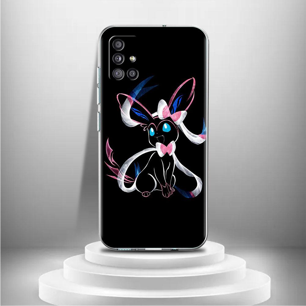Clear Case For Samsung Galaxy A52 A12 A51 A32 A21s A71 A32 A22 50 A70 A31 A72 5G Phone Cover Anime Pokemon Japan