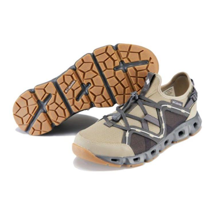 Columbia Comfortable Simple Versatile Non-Slip Wear-Resistant Low-Top Hiking Shoes Men hiking shoes Gray Beige DM8463-247
