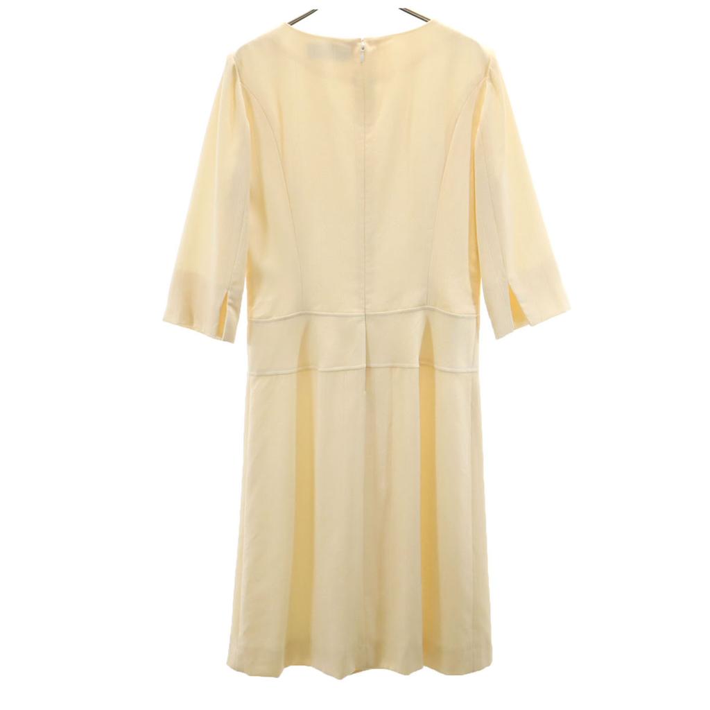 GIVENCHY 90s Made in Japan Old stripe 7 minutes sleeve one piece 40 Women Used