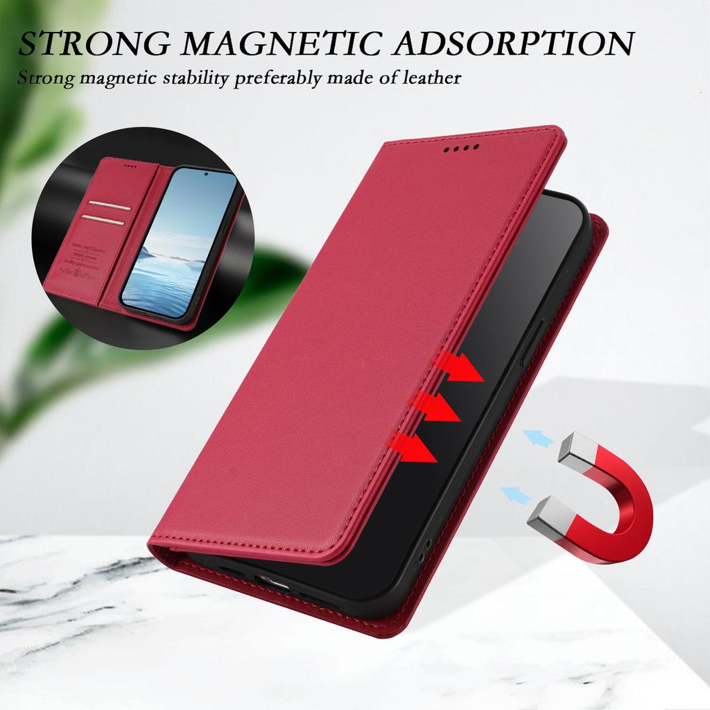 For iPhone Air Case PU Leather Phone Cover with Card Holder Stand