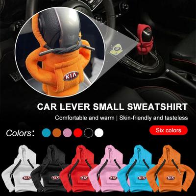 Hoodie Car Gear Shift Knob Cover Fashion Gearshift Handle Decorative For Ceed Rio Sportage R K3 K4 K5 K6 XCEED KX3 SPORTAGE EV6