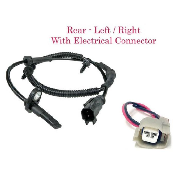 ABS Wheel Speed Sensor & Connector Rear L/R Fits Ford Explorer
