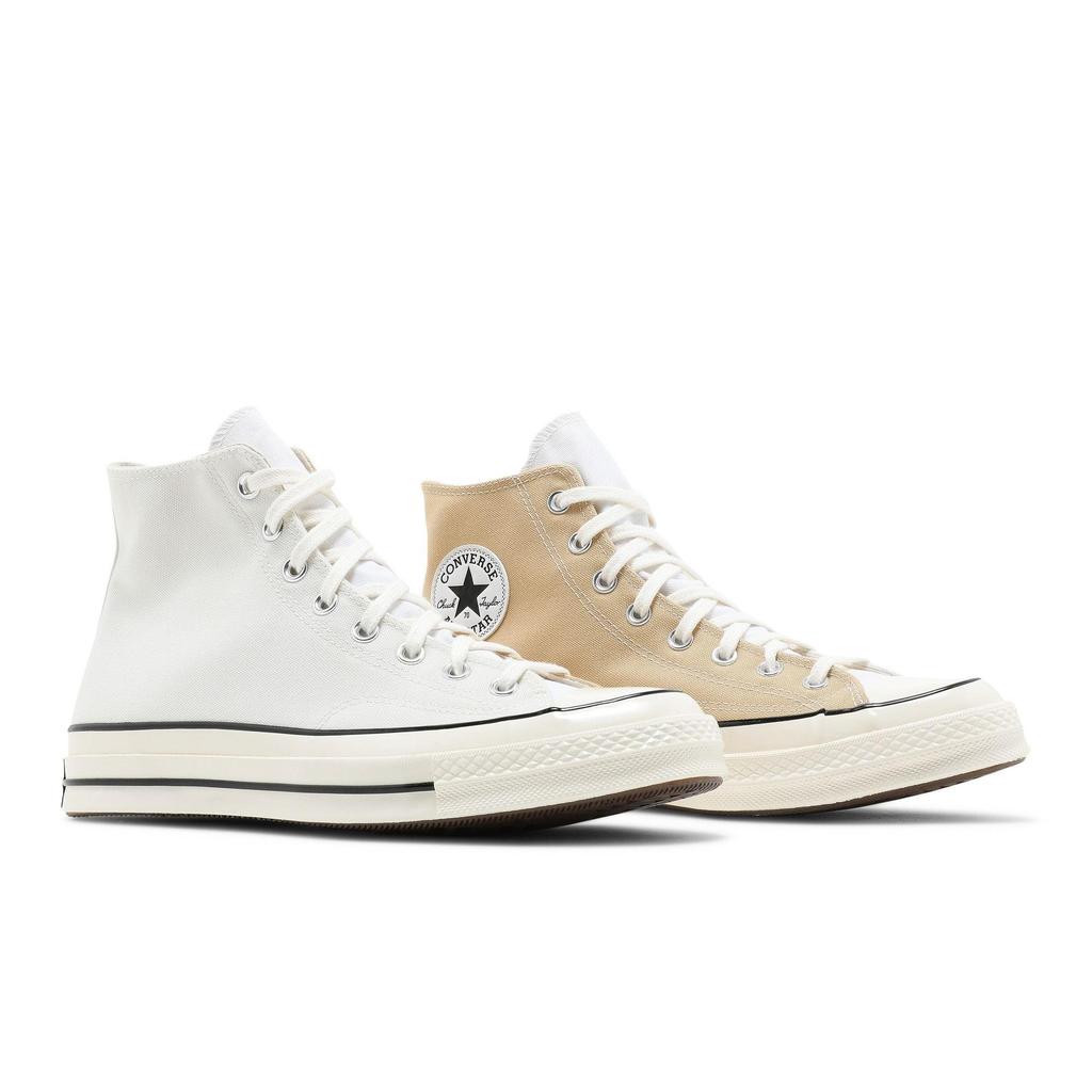 Converse Chuck 70 High 'Three Color - Sesame' (Unisex) Sesame / Egret / White Canvas Shoes 170958C