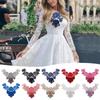 6PCS Fashion Fake Collar Hollow Out Pattern Flower Collar Embroidered Collar  Casual Wear