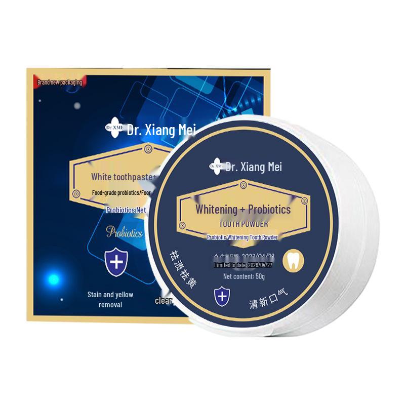 

Отбеливающая зубная пудра с пробиотиками Towards Mei Doctor для удаления зубного камня и очищения полости рта, в наличии