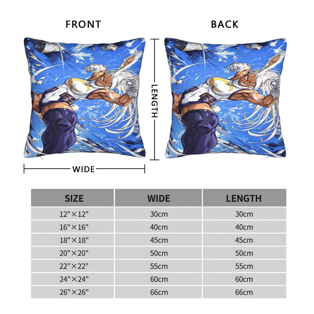 Rabbit Hero Mirko Pillow Case Comfy Pillow Cover Morden Pillowcases For Couch Sofa Bedroom