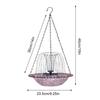Bird Bath Solar Hangable Shower Bowl Solar Fountain for Bird Bath with Water Pump for Outdoor Patio Garden Backyard