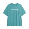 Li-Ning X OG_Slick Co-Branded Skateboard Series Alphabet Print Sweat-Absorbent Loose Short Sleeve T-Shirt Unisex Tops Emerald-Green AHST475-5