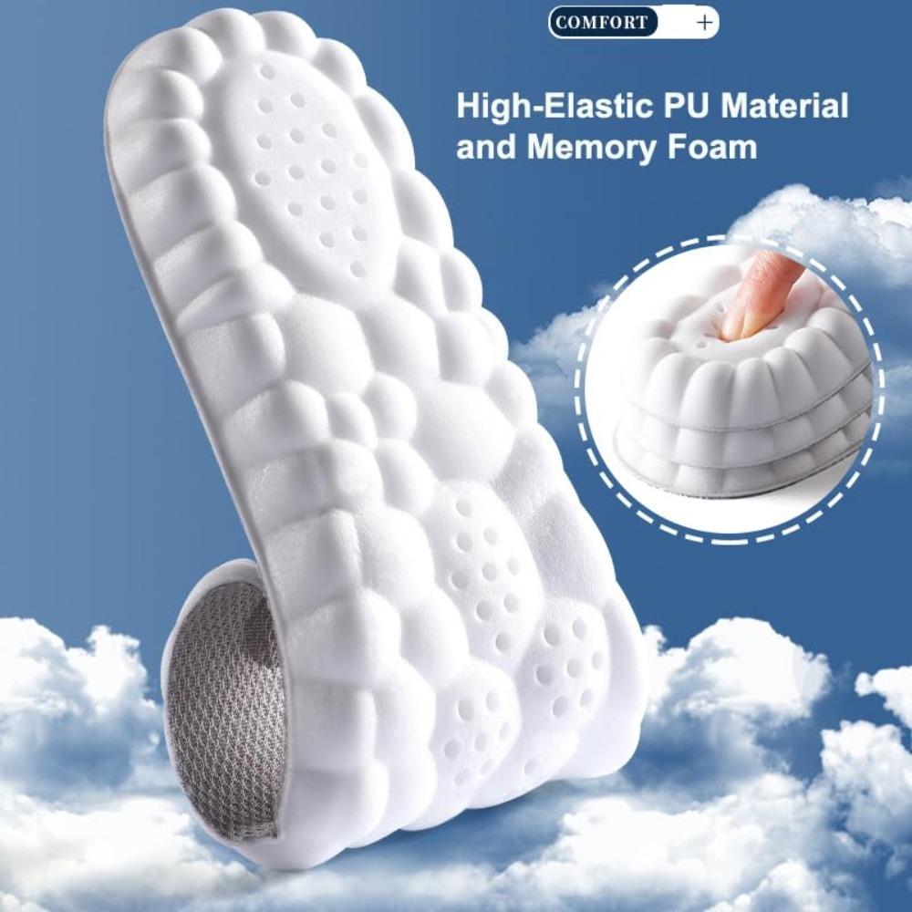 4D Massage Basket Shoe Sole Arch Support Shoe Pads Hot Cloud Soles  for Men and Women