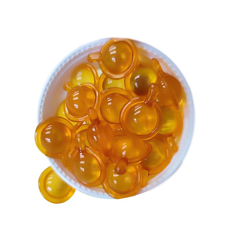 Fabricant Gélules d'Huile Capillaire Marocaine: Soin Sans Rinçage Nourrissant, Anti-Frisottis, Lisse Gélules Pépins de Raisin