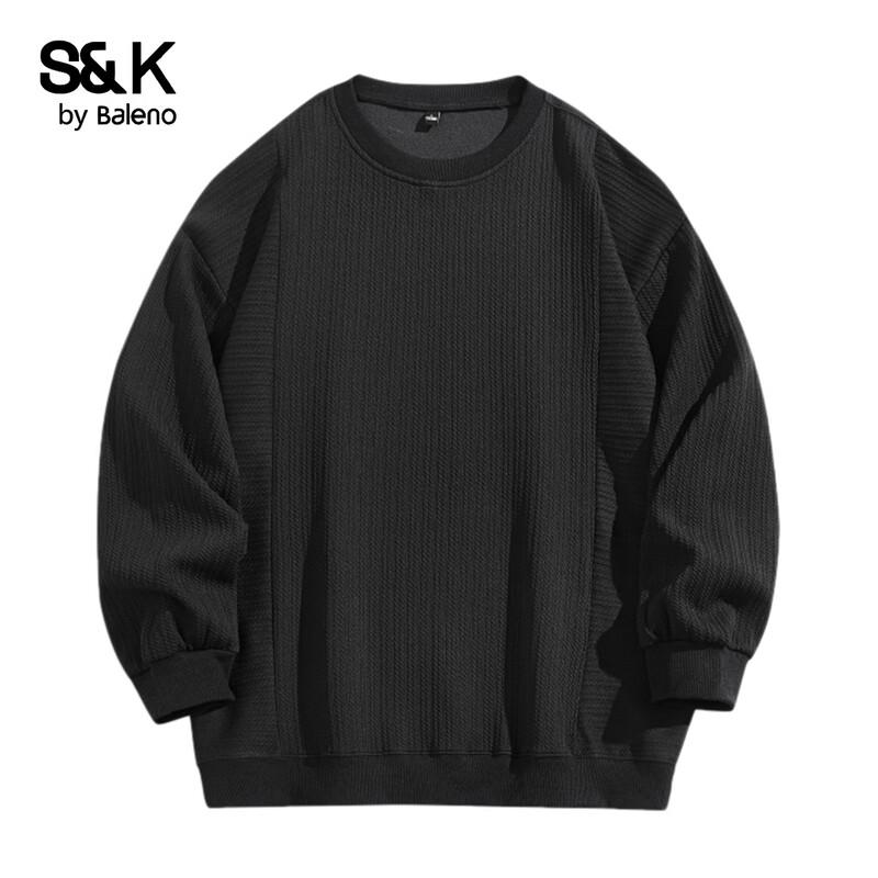 Baleno Men s S&K Striped Crewneck Sweatshirt 2XL