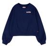 Women’s Sweatshirt Without Hood Benchwarmer Crew Girl Dark Blue