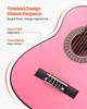 VEVOR Classical Guitar, 780 Mm, Wood Classical Guitar Starter Kit for Beginners, with Nylon Strings, Gig Bag, Strap, Tuner, Extra Strings, Picks