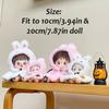 Lovely Bat Wing Idol Plush Doll Cloak Plush Stuffed 10CM Cotton Doll‘s Cloak Coat  Playing House