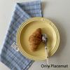 1PC Plaid Tablecloth Korean Food Arrangement Background Cloth Photography Props Grid Series Meal Mat Desktop Decoration 35x50cm