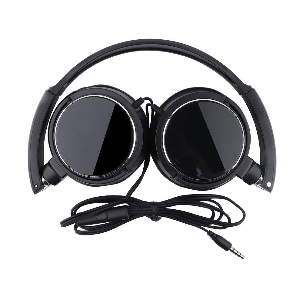 Stereo Sound Head Mounted Earphones Soft Ear Pads Gaming Headphones  Music Listening