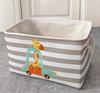 Panier de rangement en peluche pour enfants, grande capacité, pliable, pour poupées, panier à linge, multi-usage