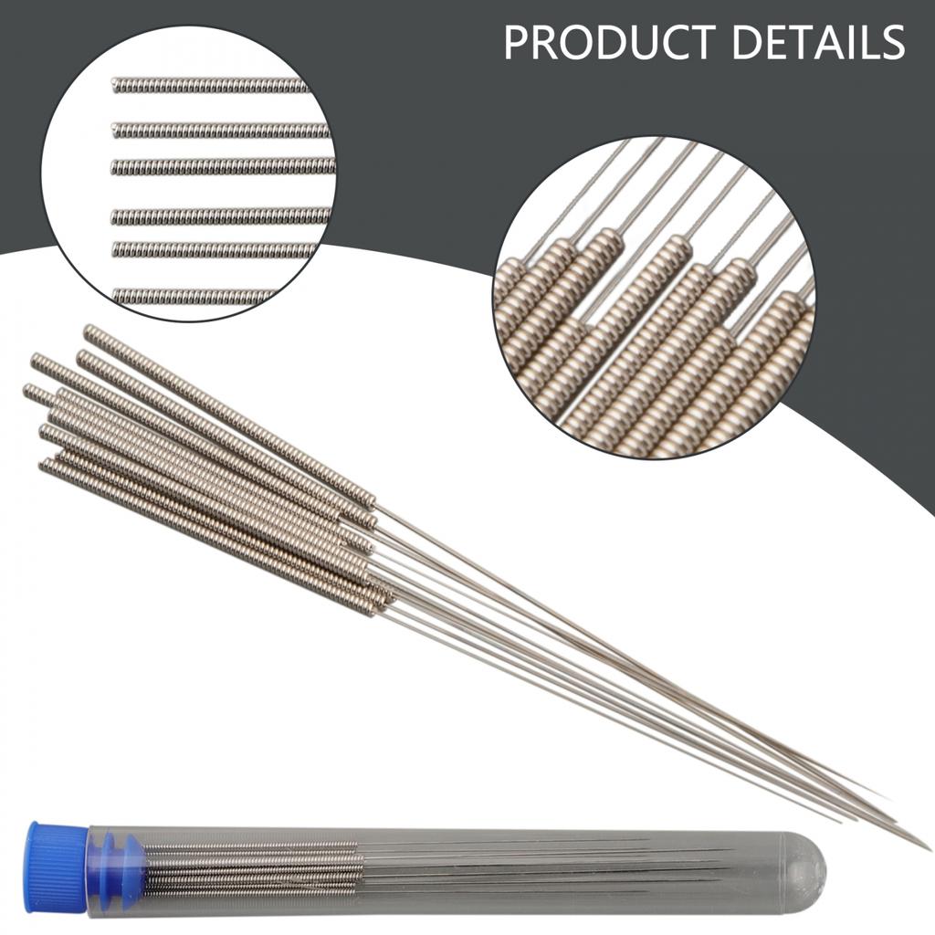 Cleaning Needle 0.2/0.25/0.3/0.35/0.4mm 10 Pcs Clean Clogged Nozzles Flexible