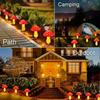 8/12/20LED Solar Landscape Ground Lights Cute RED Mushroom Lawn Lamp Wedding Holiday Courtyard Christmas Outdoor Garden Decoration