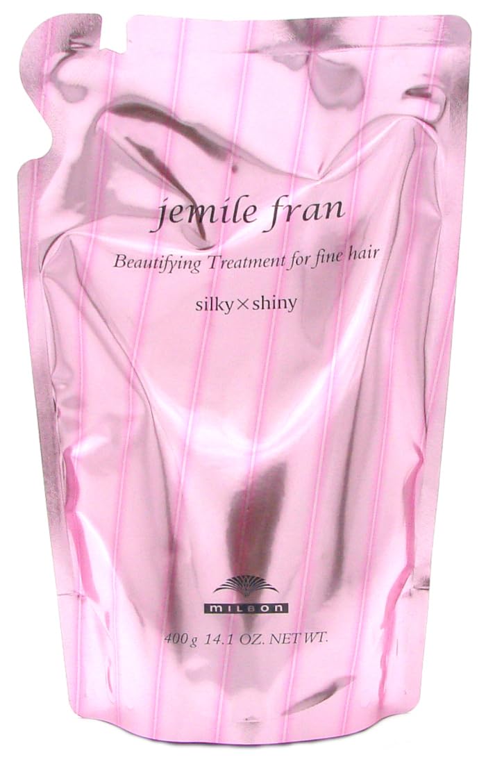 

MIlbon Gemile Fran Treatment Silky x Shiny 400 г (Поповніть) рожевий