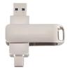 Metal U Disk 2 In 1 Rotatable 64GB Type C Dual Port Metal USB Flash Drive for U Disk Android