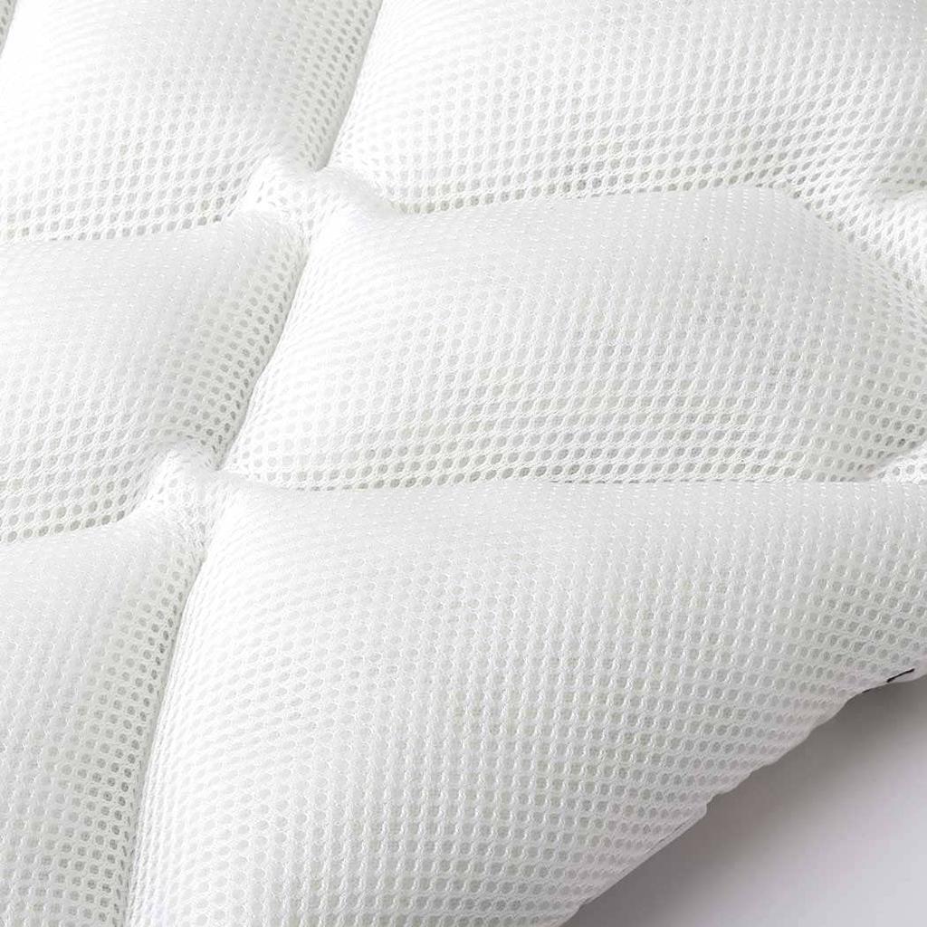 PETiCO Pet Smooth Machine Cushion, Reversible, Mesh, Washable, 3900-L-WH (White)