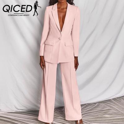 Primavera verão moda feminina casual terno terno profissional