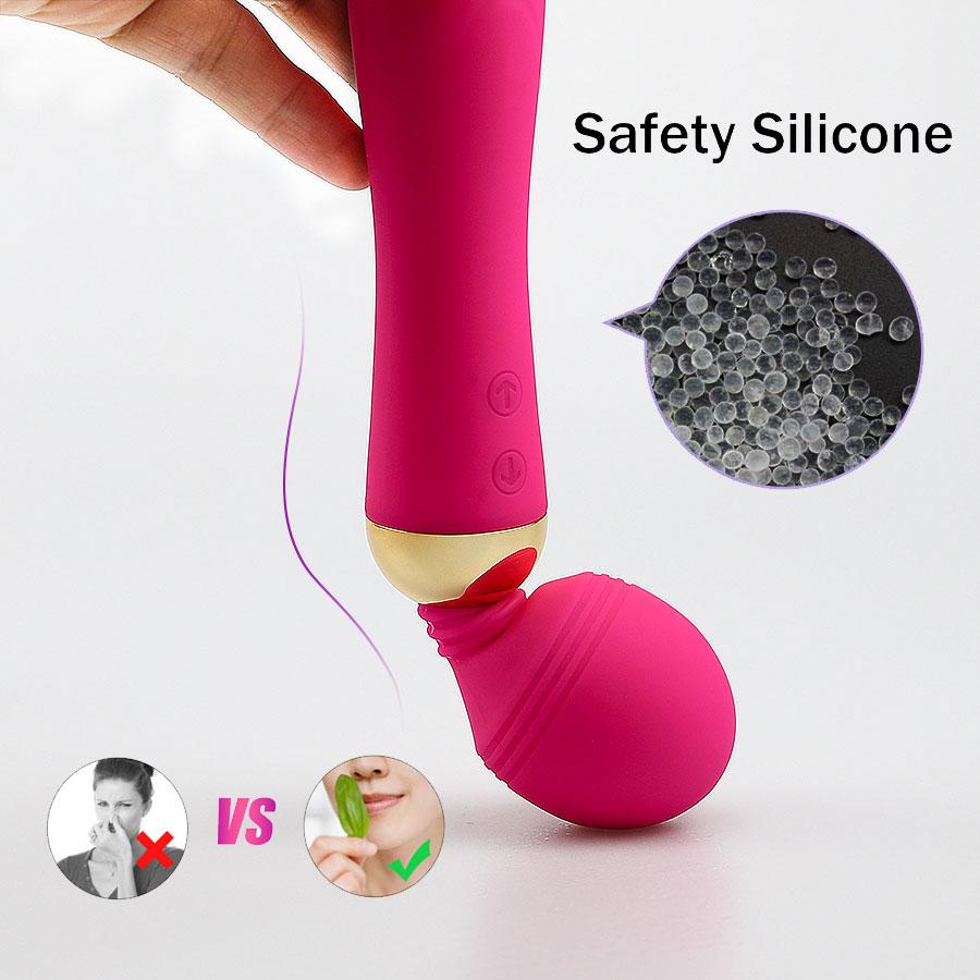Powerful Magic Wand AV Vibrator G Spot Massage Clitoris Stimulate Vaginal Vibrating 18 Modes Adult Sex Toys for Woman Masturbation