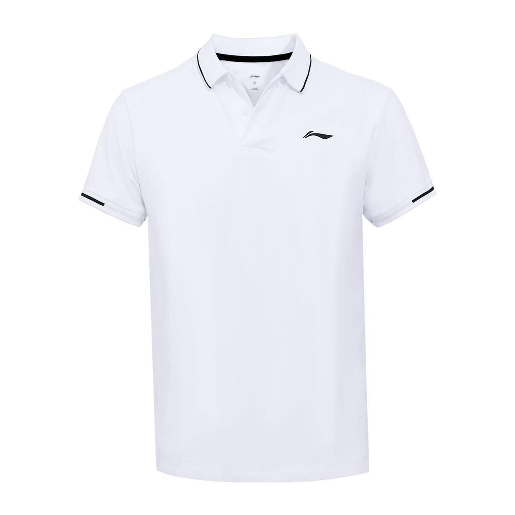 Li Ning Polo Shirts Men's White Moderate APLU771-2