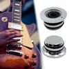 Guitar Knobs Bass Control Knobs Zinc Alloy Texture for Easy Replacement and Volumes Adjustment In Electric Instruments