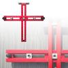 Cabinet Hardware Jig Adjustable Handle Template Tool Punch Locator Drill Guide Aluminium Alloy