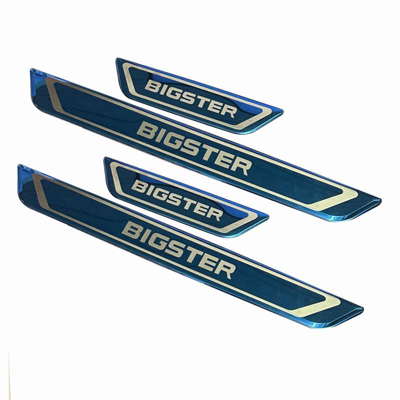 FOR DACIA BIGSTER 2024-2025 Door Sill Protector Auto Threshold Scuff Plate Stickers Steel Pedal Cover Car Styling Accessories