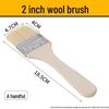 Thickened Wooden Handle Bristle Paint Brush - Industrial & Barbecue Use