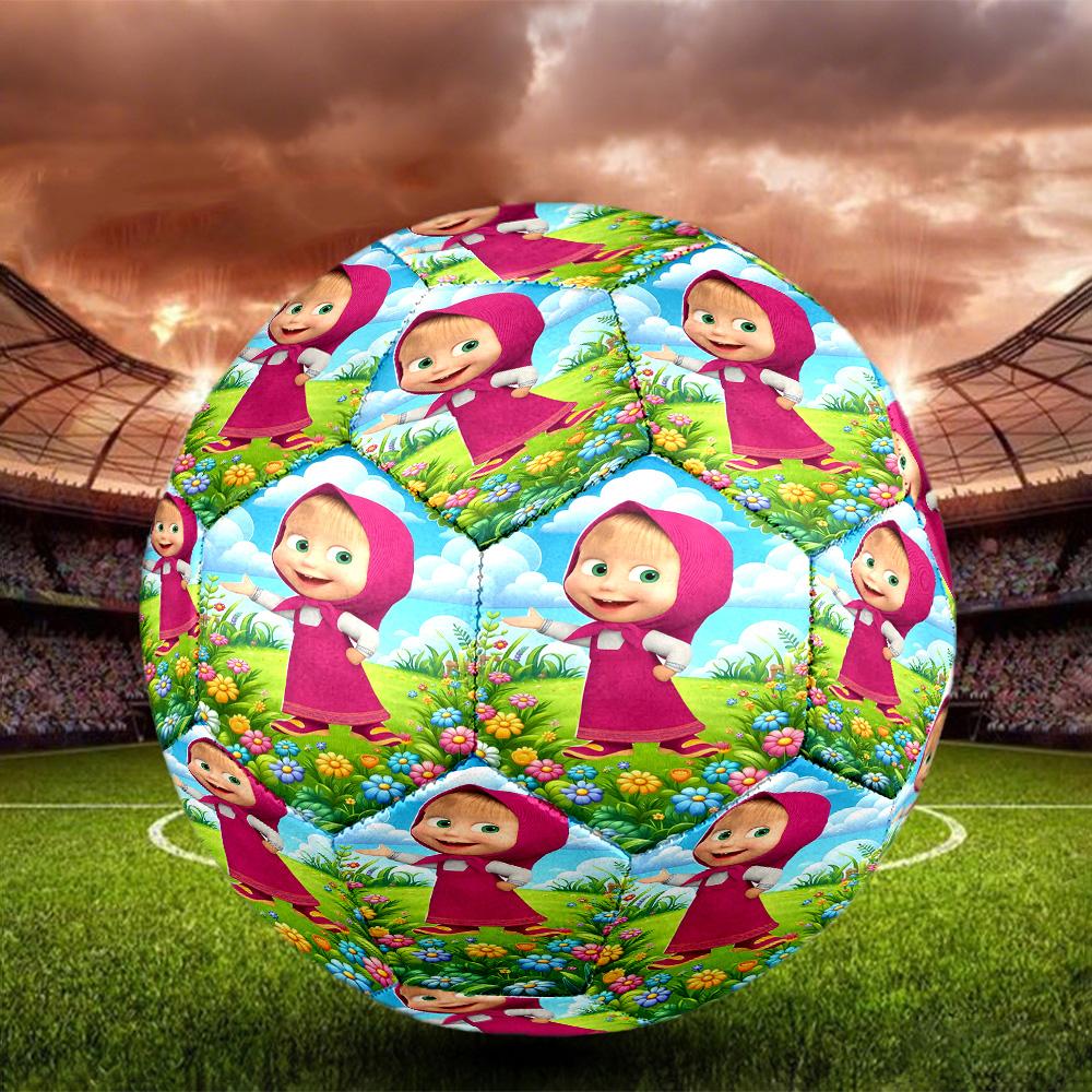 Animazione a cartoni animati Dimensioni di stampa 5 Pallone da calcio, Pallone da calcio standard per partite sportive e allenamenti di squadra, Regalo ideale per i tifosi di calcio