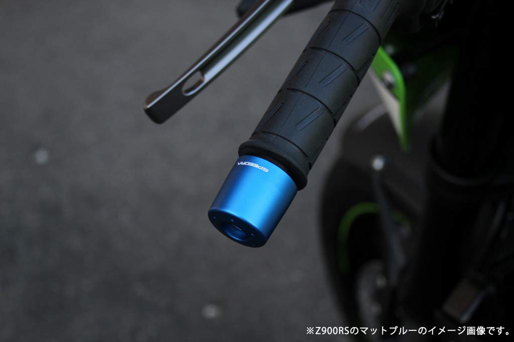 SSK Aluminum Bar End YAMAHA M16 Color: Matte Blue ABEYA01MBE
