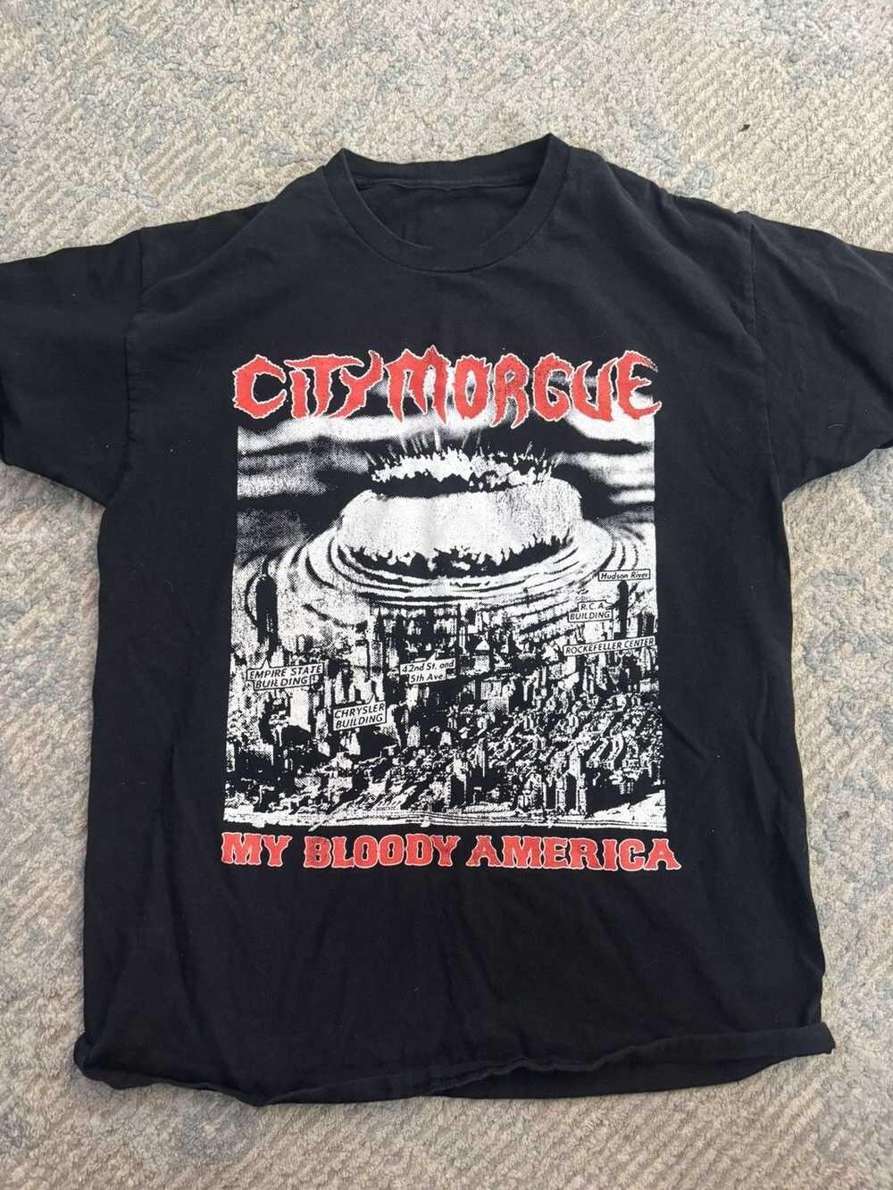 My Bloody America Tour City Morgue Band Shirt Black Unisex S-2345XL EM0623 Unisex T-Shirt XXL