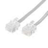 ELECOM Modular Cable 3m Slim White MJ-3WH