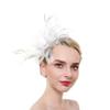 Headwear Wedding Party Bride's Headdress Fascinators Hat Hair Accessories Feathers Hat Hair Clip