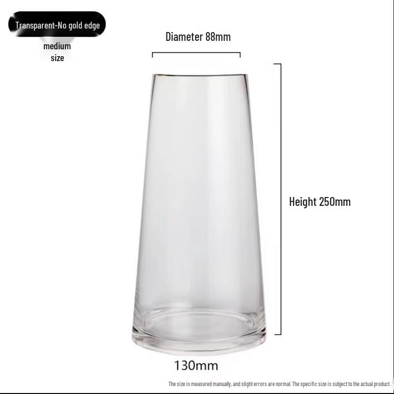 Beiduo Yang Transparent Minimalist Glass Vase