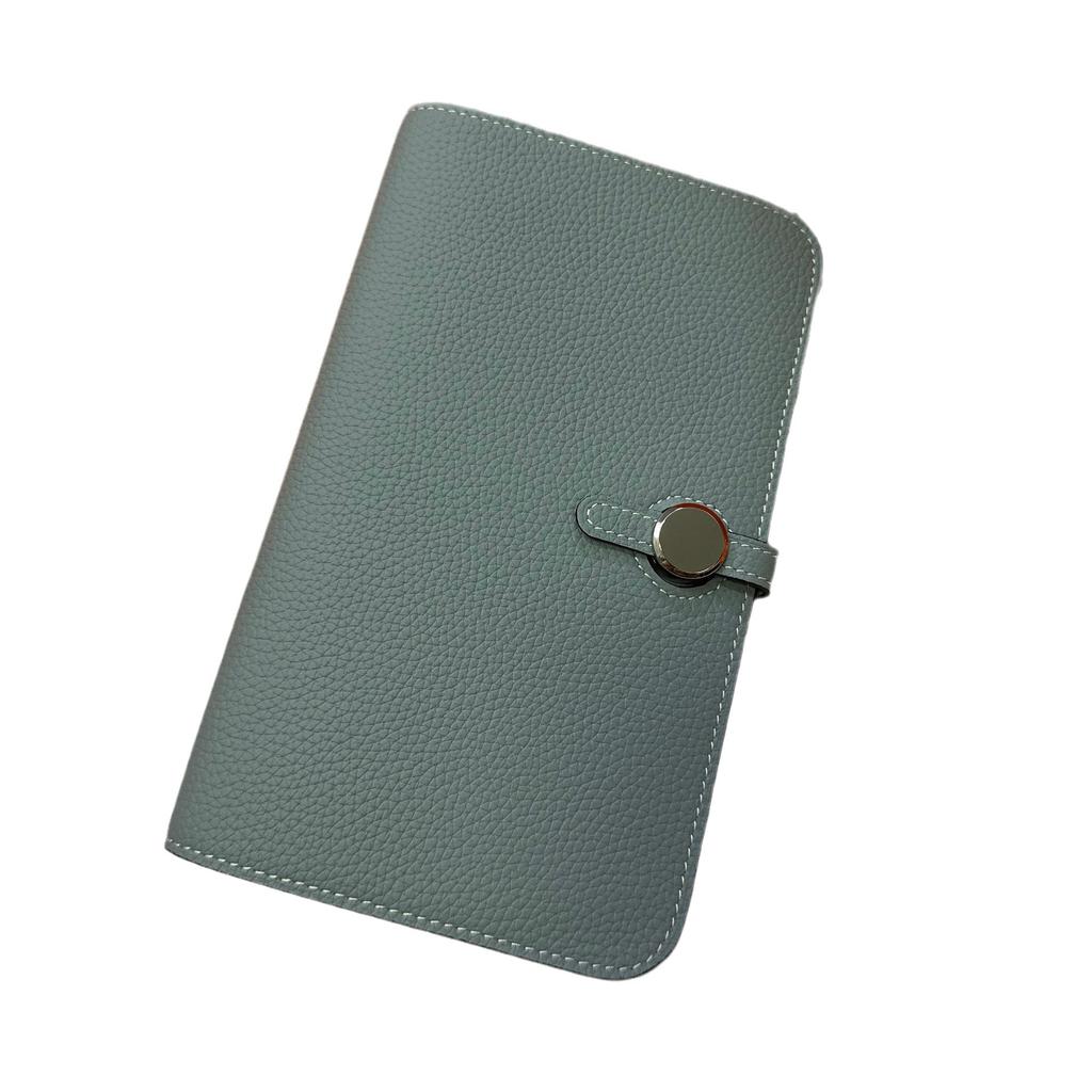 Primul strat togo piele de vacă geantă de pașaport portabilă, portofel lung versatil 2023 nou piele geantă de monede de capacitate mare