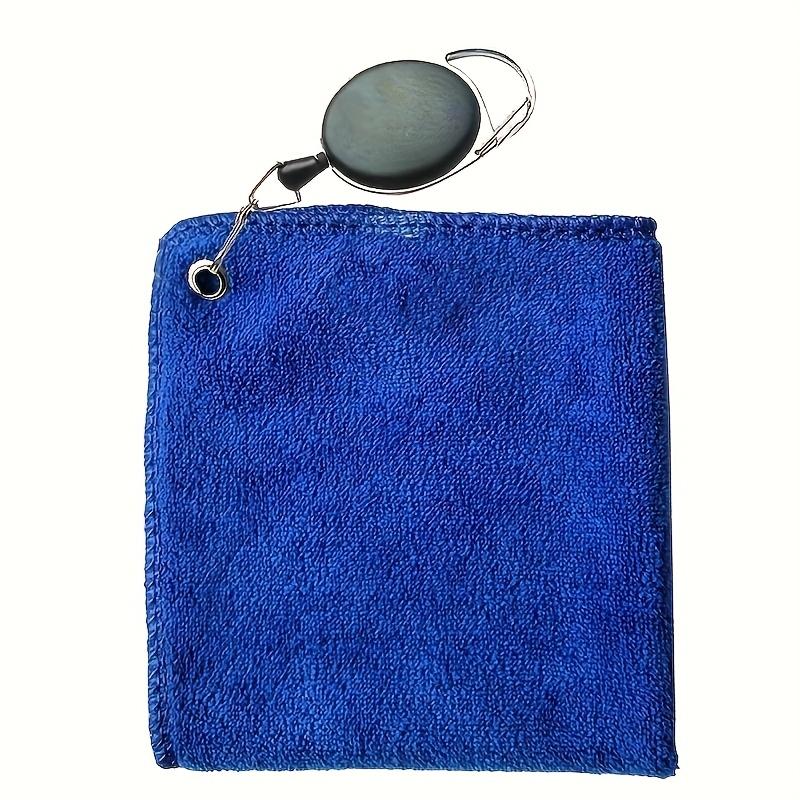 Advanced Golf Towel with Retractable Hook - A Durable and Highly Absorbent Dual-purpose Cleaning Cloth for Golfers, Available In Multiple Colors
