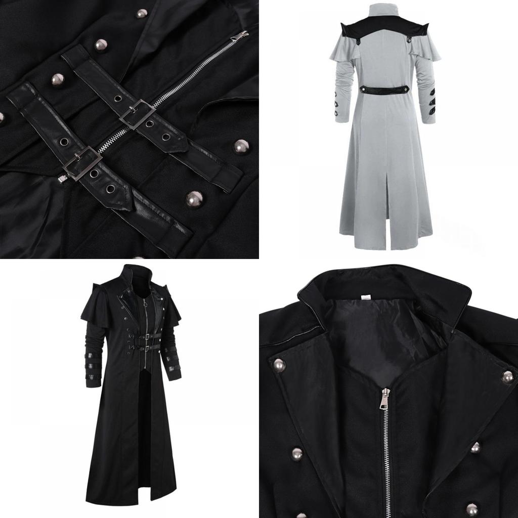 Vintage Woolen Overcoat With Chic Print Details For Casual Outings