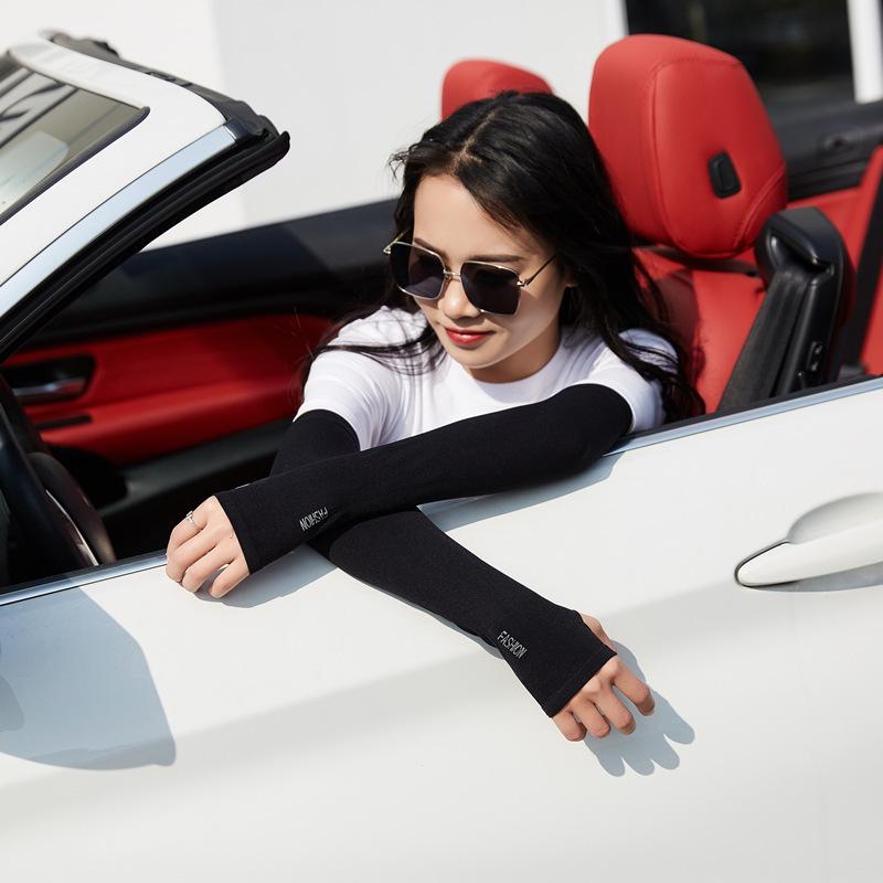Women's Anti-UV Thin Ice Sleeves for Summer Driving - Protects Arms for Men and Women