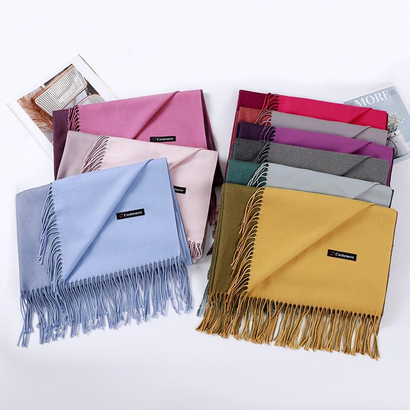 Double-Sided Wool & Cashmere Shawl for Men & Women - Autumn/Winter 2026 Collection
