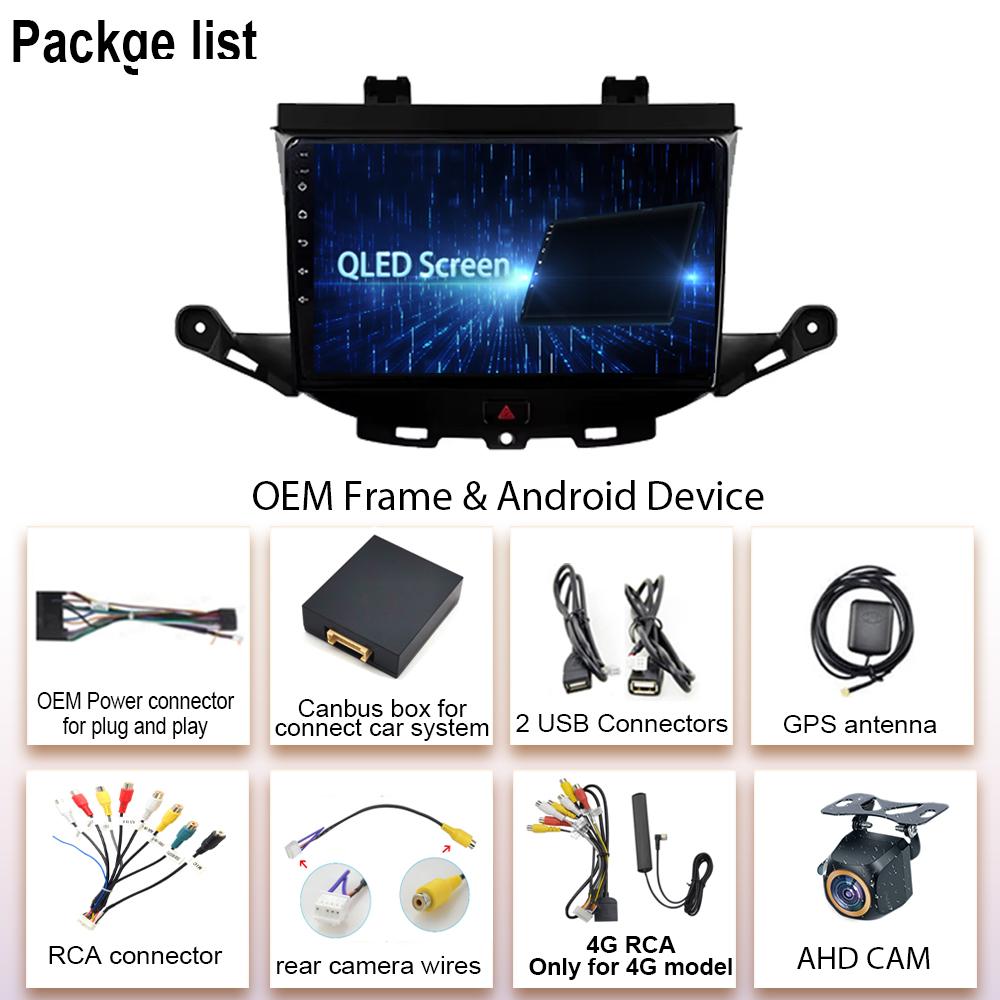 Car Stereo For Opel Astra K 2015 2016 2017 2018 2019 Android 14 Car Radio Video Carplay Multimedia Player Head Unit 5G Wifi DSP