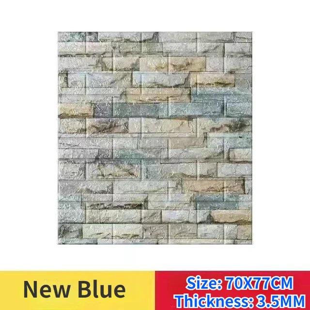 1/5/10 Pcs 3D Wall Stickers Self Adhesive Foam Panels Home Wall Decor Living Room House Brick Sticker Wallpaper Decoration
