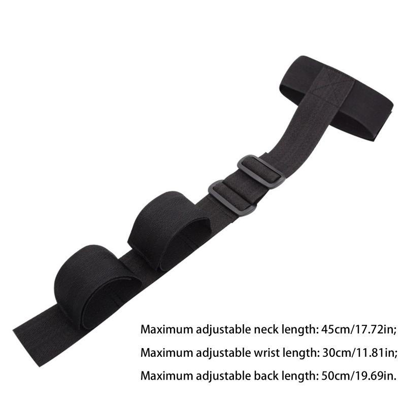 Back Handcuff Sex Toy Adjustable Neck Collar Backhandcuff Women Slave Erotic Adult Sex Game Bondage Couple Sextoy Kits