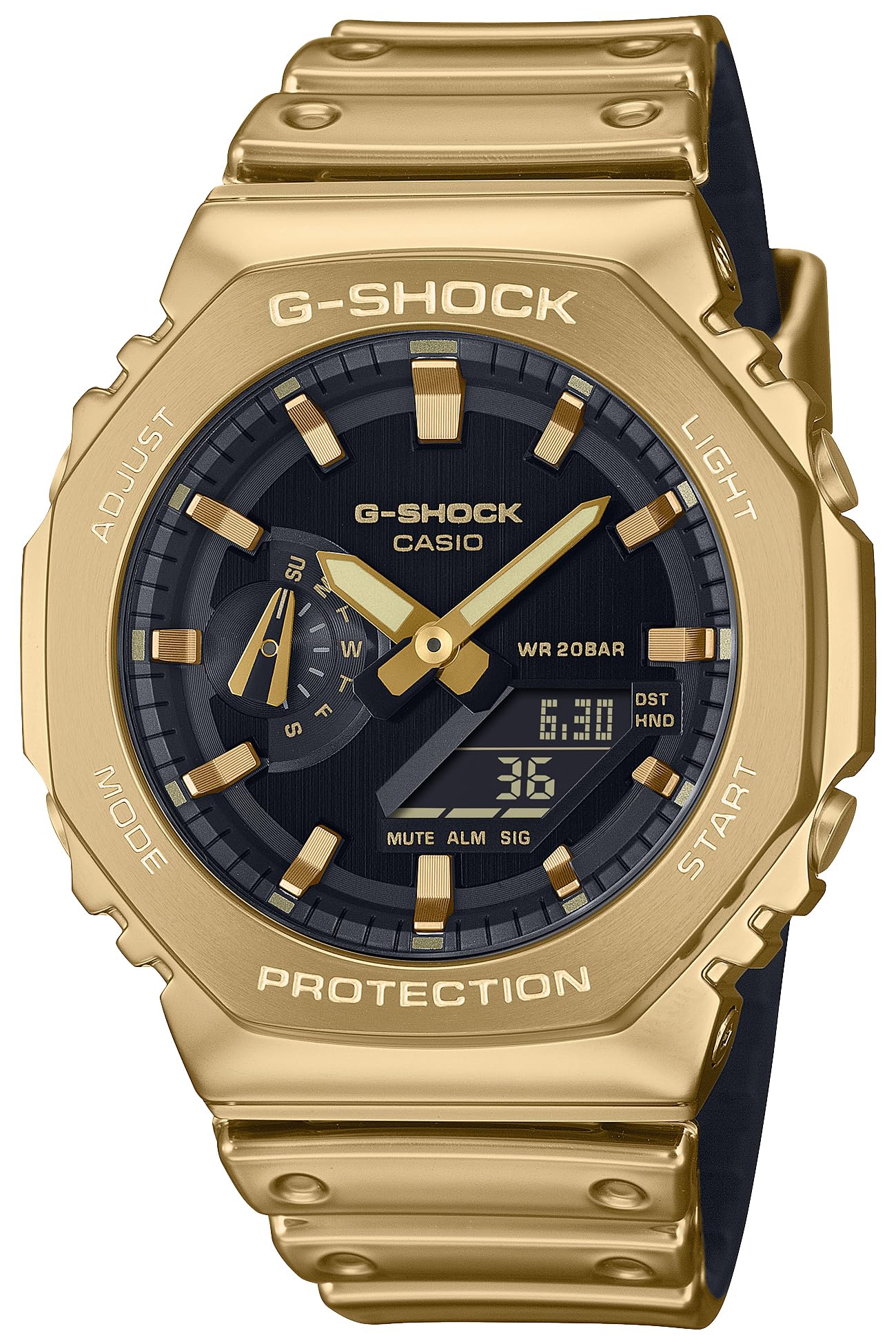 

[Casio] Годинник G-Shock [Внутрішній Оригінальний Продукт] СЕРІЯ FINE METALLIC GM-2100YMG-9AJF Чоловічий Золотий