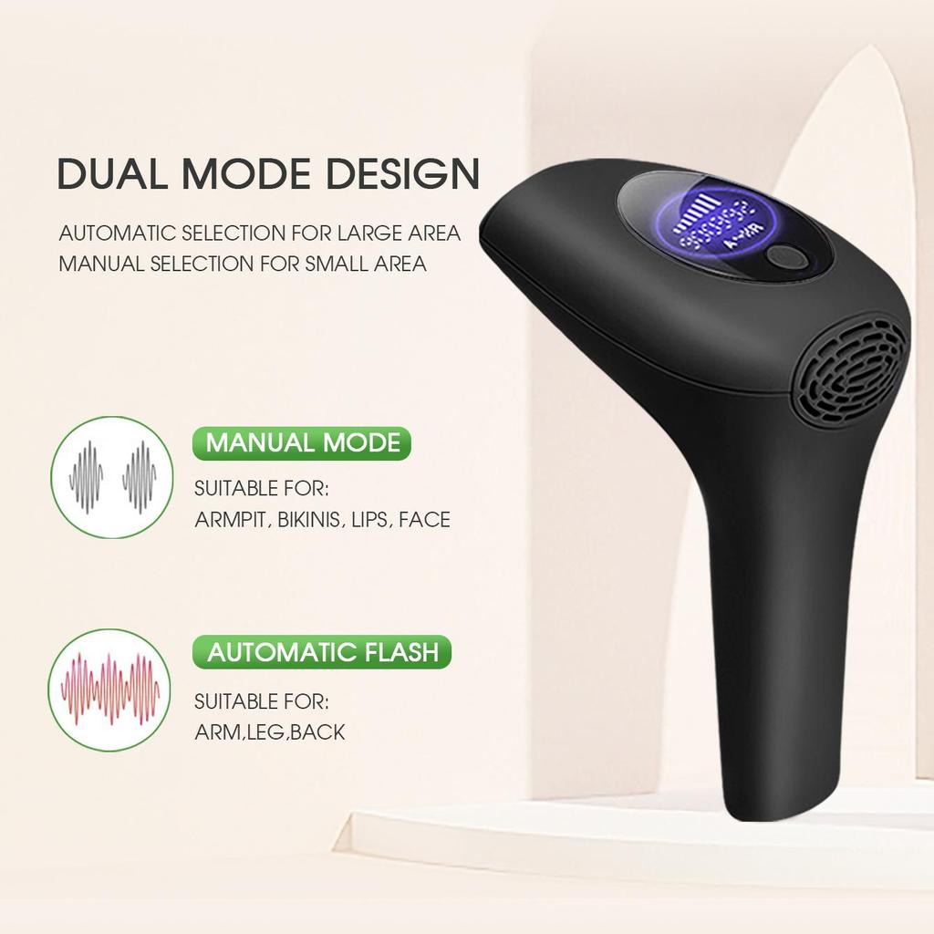 IPL Hair Removal Devices Painless Permanent Hair Remover Electric Epilators for Armpits Legs Arms Bikinis Line At-Home Use Depilator Device