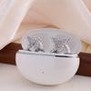 Sparkling Crystal Butterfly Earphone Clip For Freeclip Durability Electroplated Copper Universal Fit Easy Snap On Secure